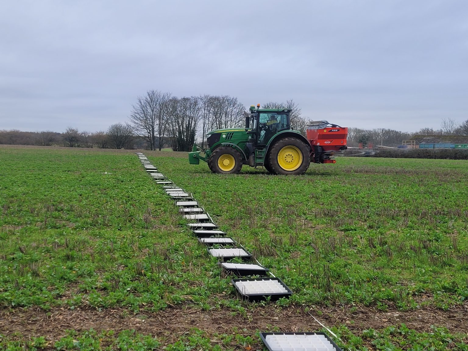 Sprayer, Slug pelleter & fertilizer spreader testing Severn
