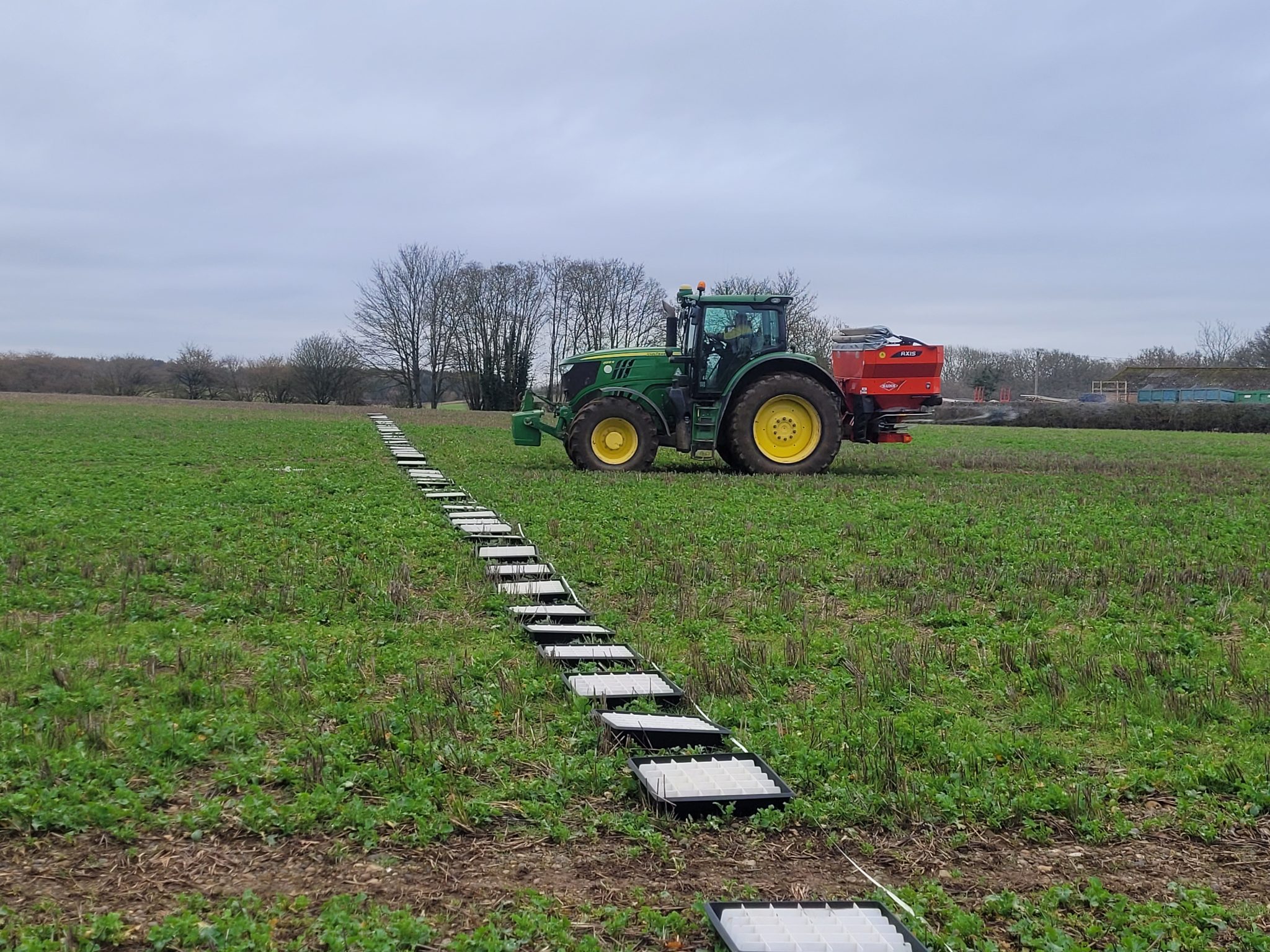 Sprayer, Slug pelleter & fertilizer spreader testing Severn
